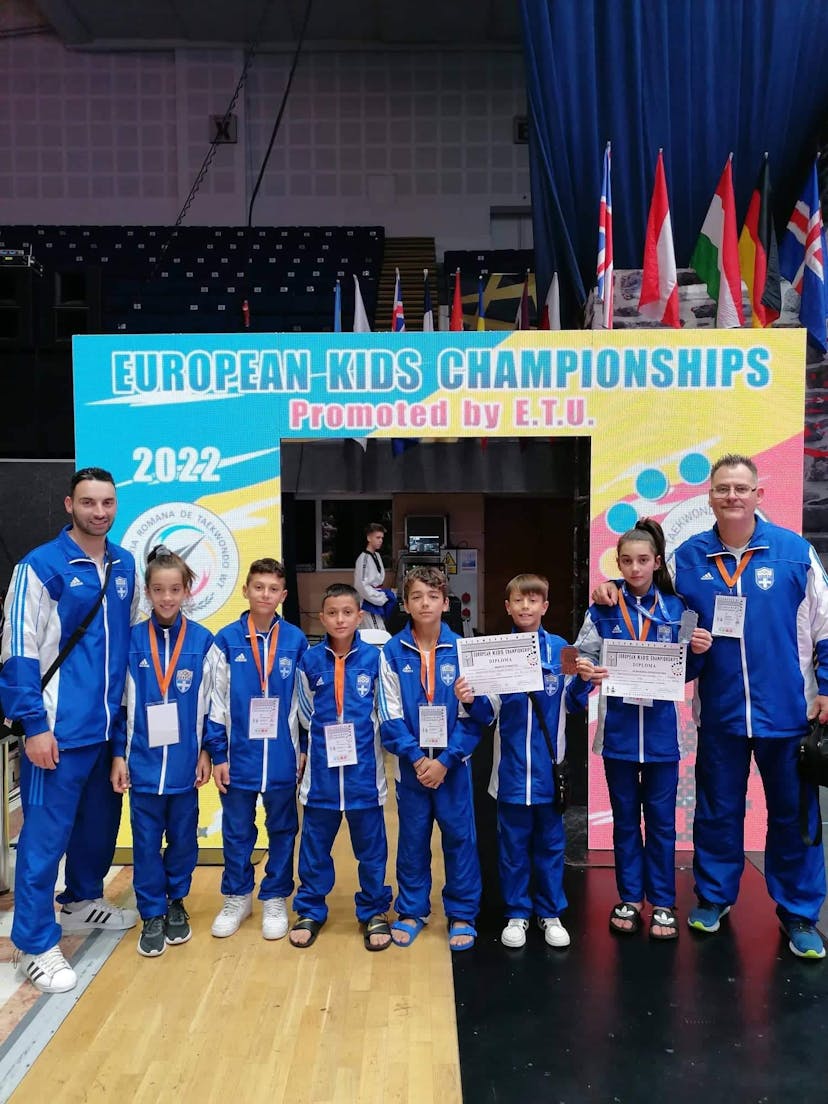 2 Μετάλλια και 3 πέμπτες θέσεις στο πανευρωπαϊκο πρωτάθλημα kids στο Βουκουρέστι της Ρουμανίας 